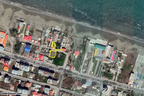 زمین ساحلی با مجوز ساخت هتل در خیابان پاسداران