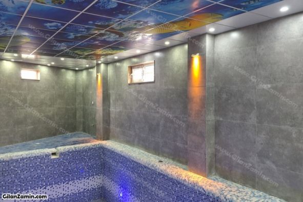 ویلای نوساز استخردار 400 متری در ساحل قو انزلی